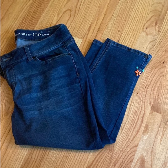 Westport Signature Blue Ankle Cropped Jeans - Picture 1 of 4